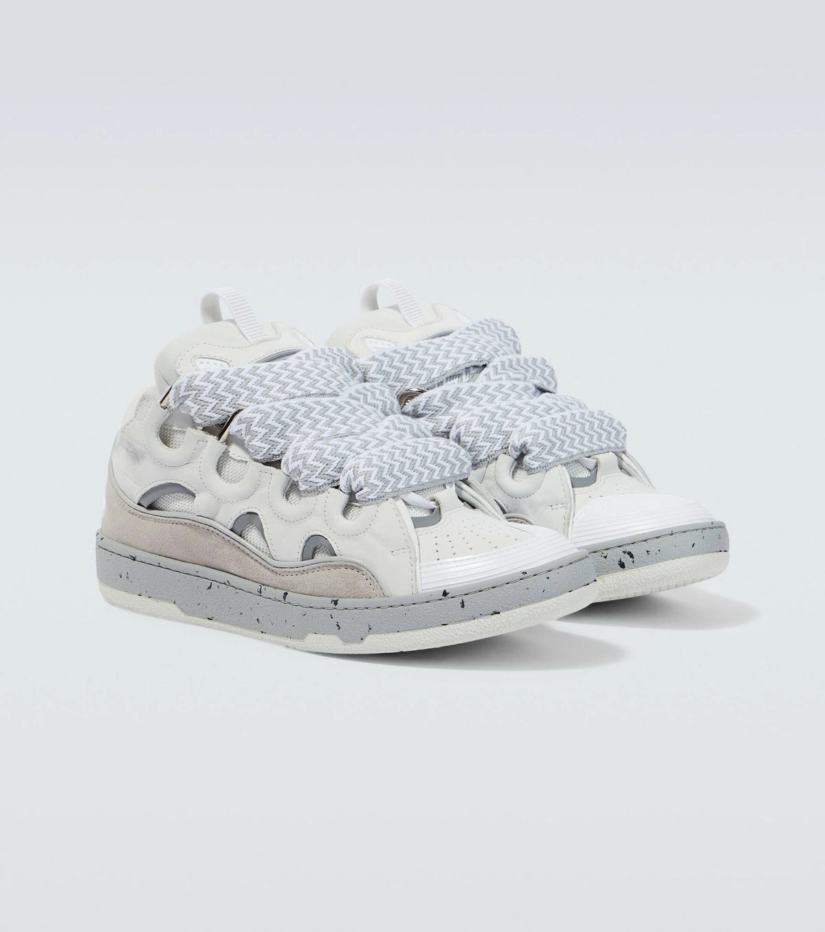 Lanvin Curb Sneaker White Grey