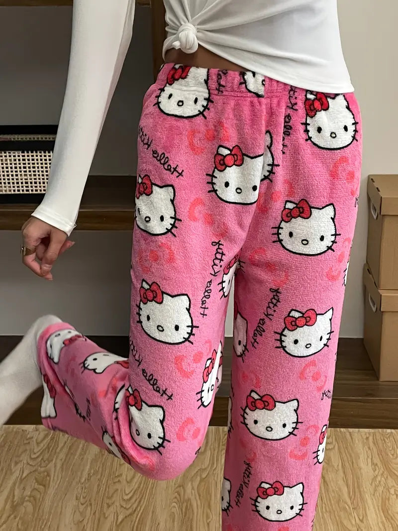 Hello Kitty Flannel Pajama Pants