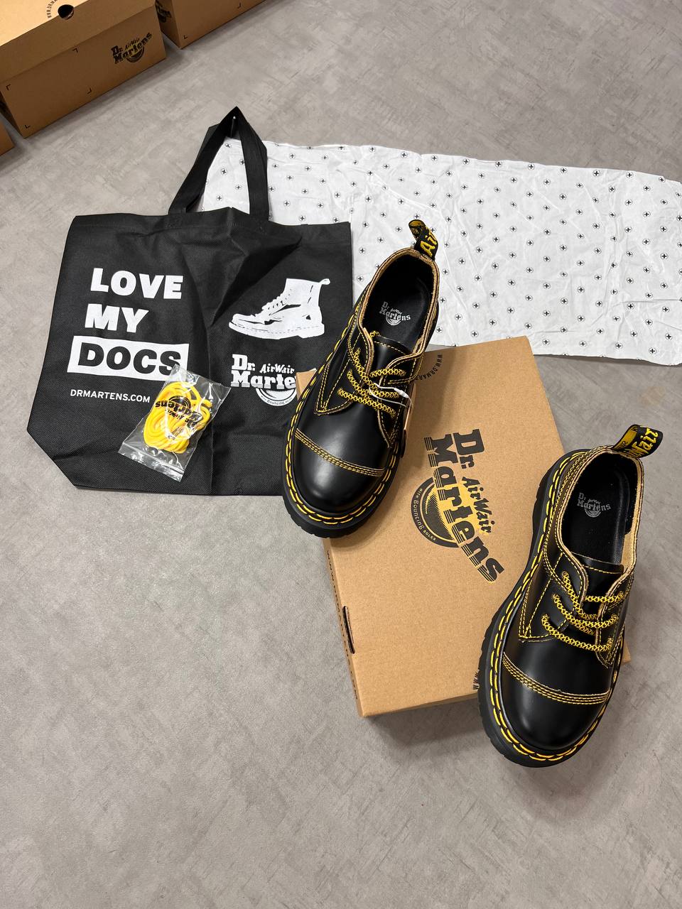 Dr. Martens 1461 BEX DOUBLE STITCH LEATHER SHOES