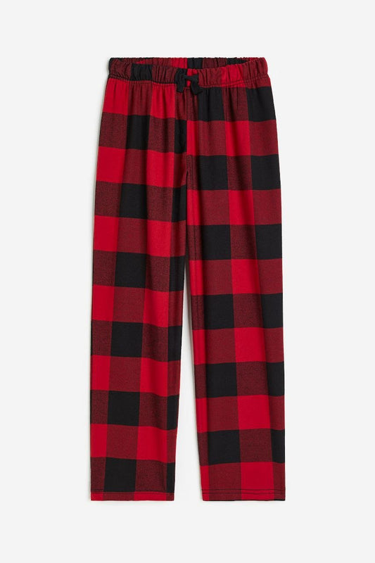 Pantalon à carreaux Red/Black