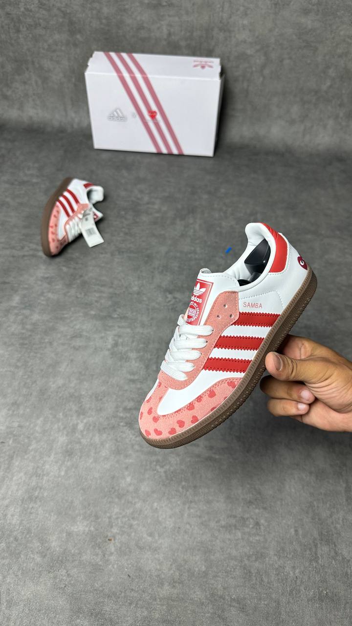 Adidas Samba x CDG pink
