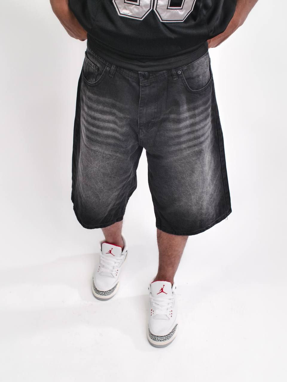 Black Baggy Jorts