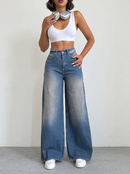 Blue Baggy Jeans