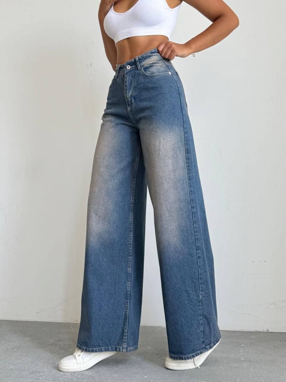 Blue Baggy Jeans
