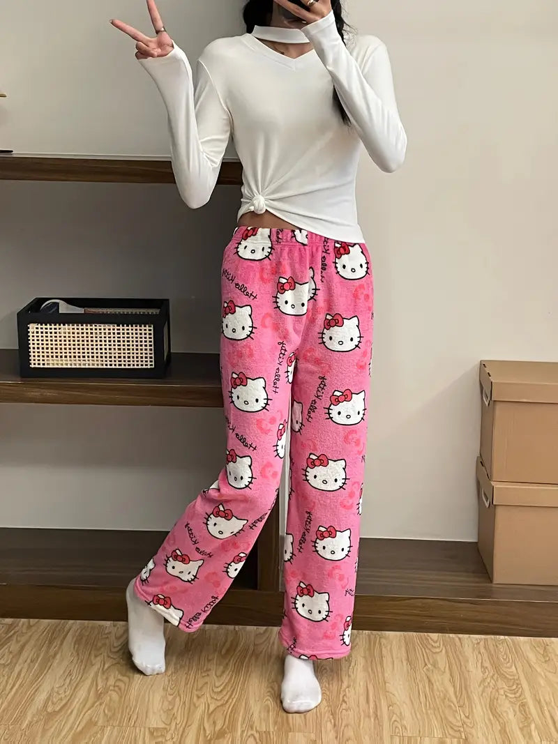 Hello Kitty Flannel Pajama Pants