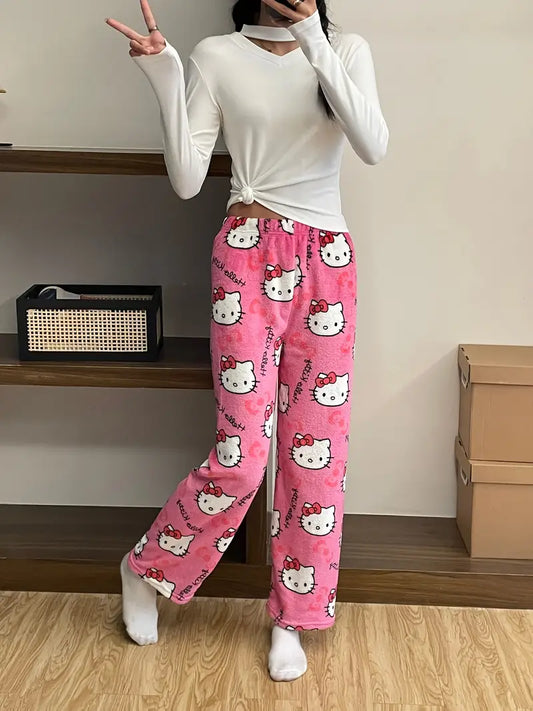 Hello Kitty Flannel Pajama Pants