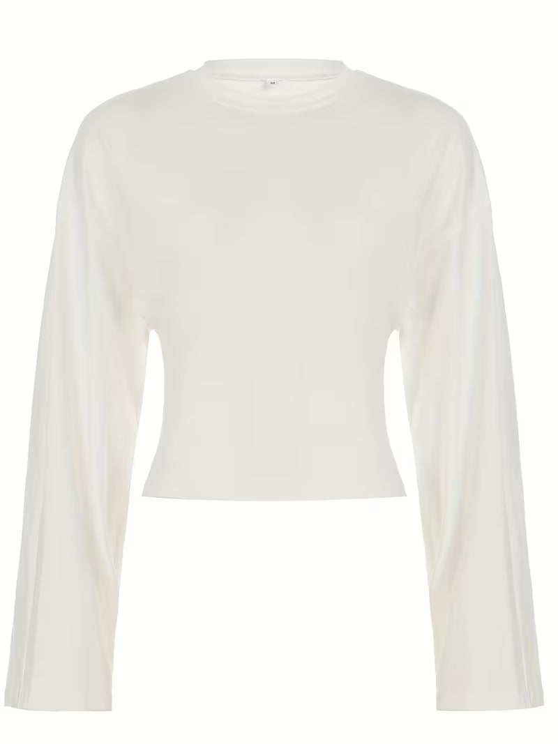 Basic Casual Batwing Sleeve T-Shirt