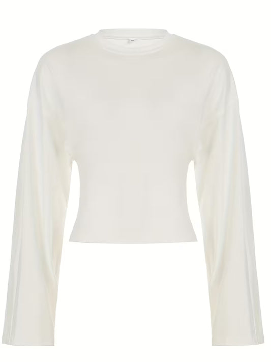Basic Casual Batwing Sleeve T-Shirt
