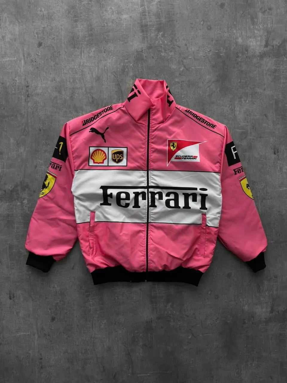 Pink F1 Ferrari Jacket
