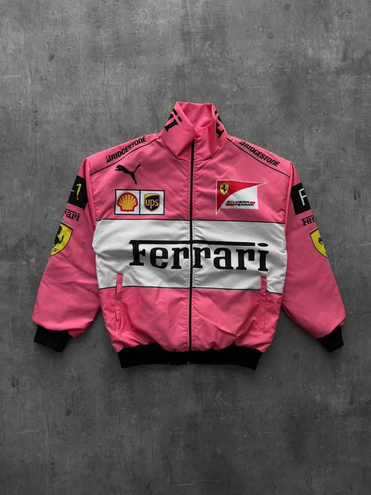 Pink F1 Ferrari Jacket