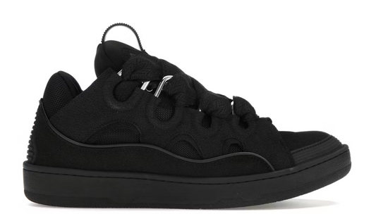 Lanvin Leather Curb Triple Black