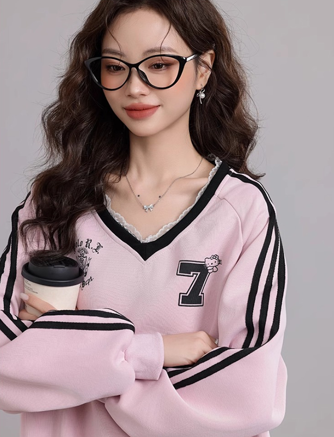 Pink Hello Kitty 7 Sweater