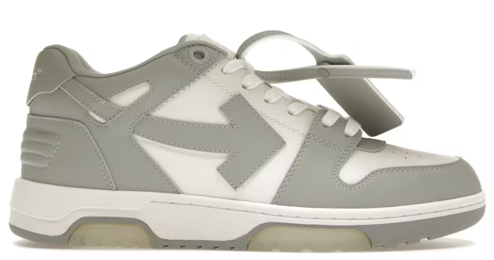 Off-White Out Of Office Calf Leather White Grey