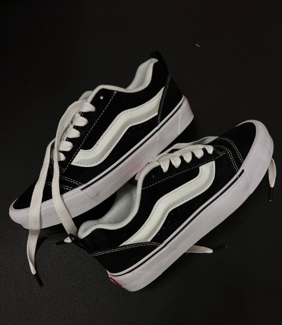 Vans Knu Skool Black True White