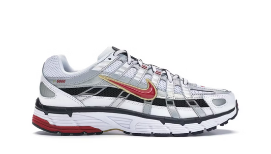 Nike P-6000 White Gold Red