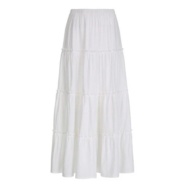 Jupe longue superposée