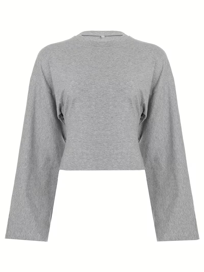 Basic Casual Batwing Sleeve T-Shirt