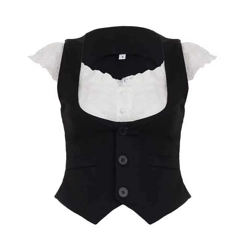 Haut 2 Pieces Femme Y2K Style