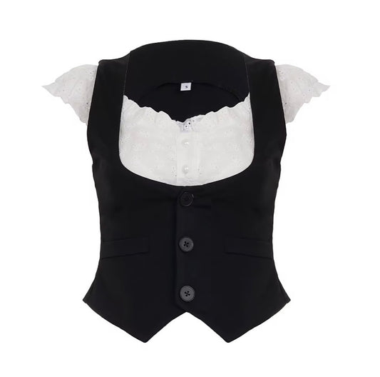 Haut 2 Pieces Femme Y2K Style