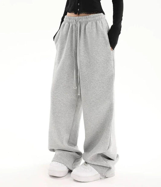 Sweatpants wide open leg