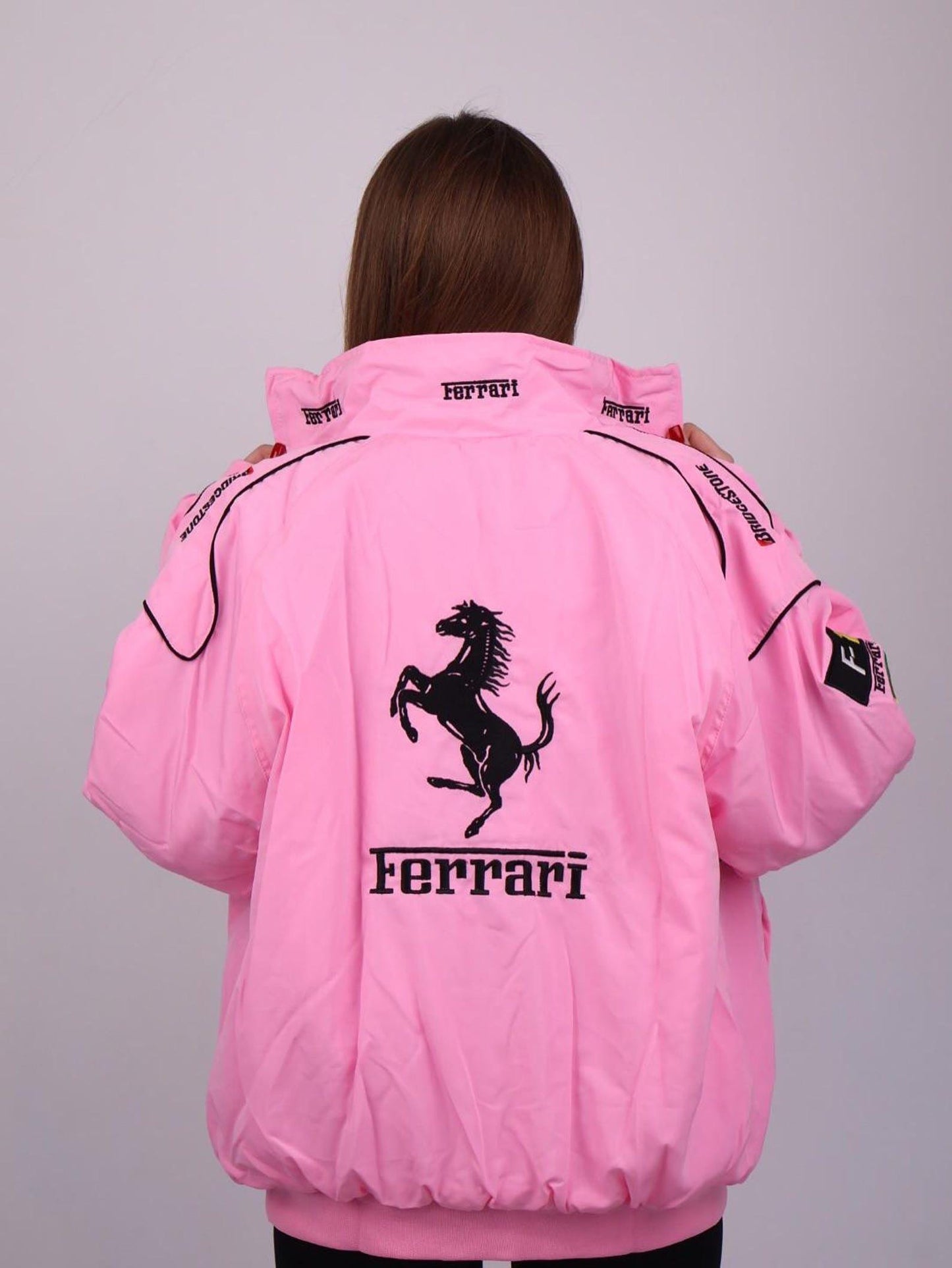 Pink F1 Ferrari Jacket