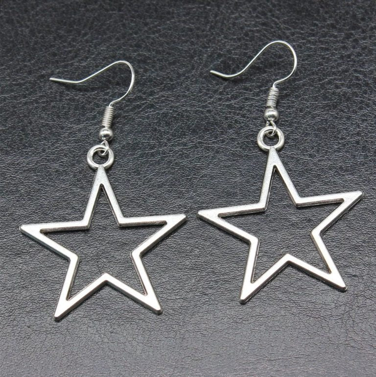Urban Hollow Star Earrings