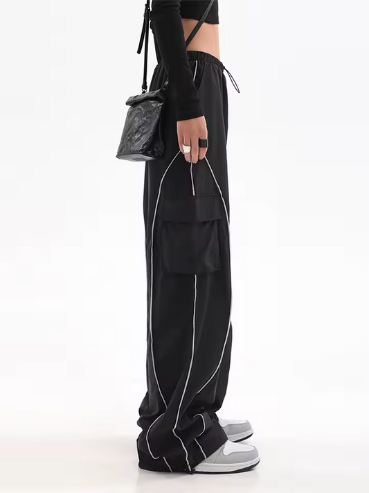 Drawstring Baggy Y2K Cargo Pants