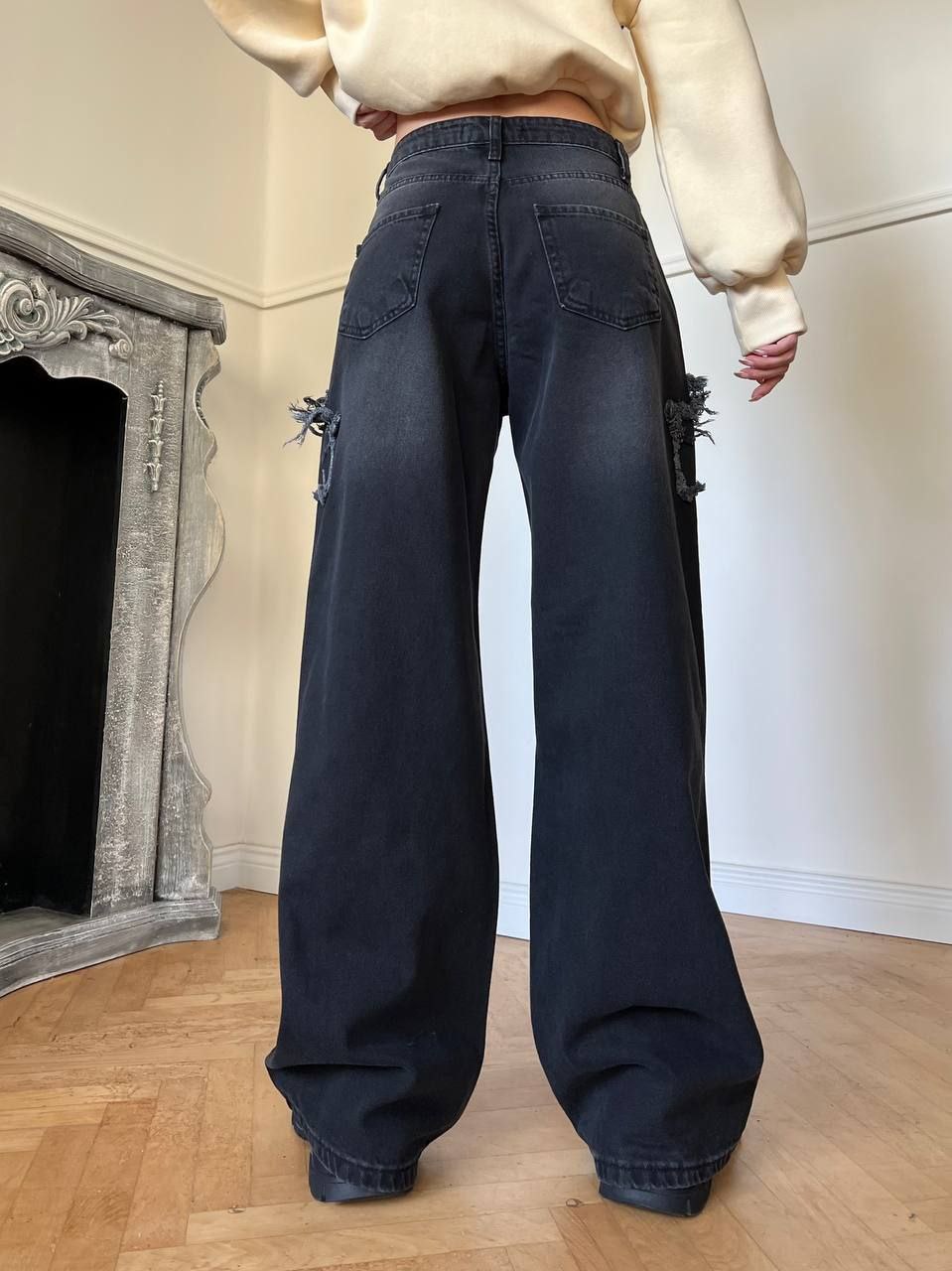 Baggy Star Black Jeans