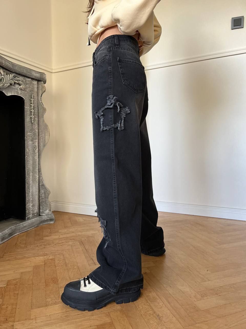 Baggy Star Black Jeans