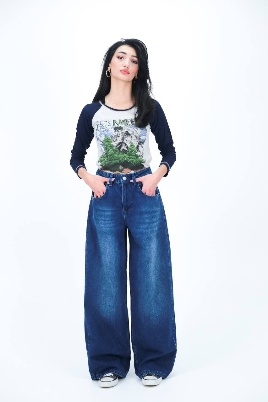 Dark Blue Baggy Jeans