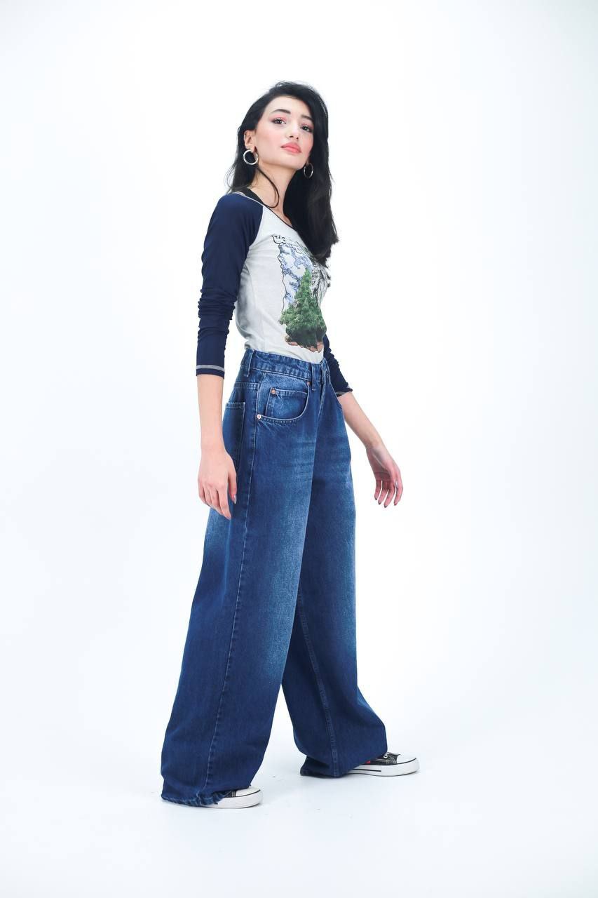 Dark Blue Baggy Jeans