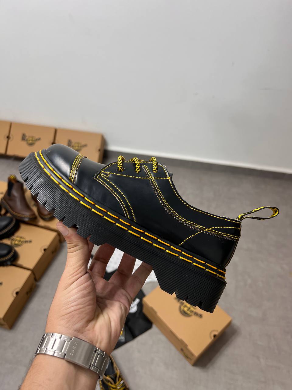 Dr. Martens 1461 BEX DOUBLE STITCH LEATHER SHOES