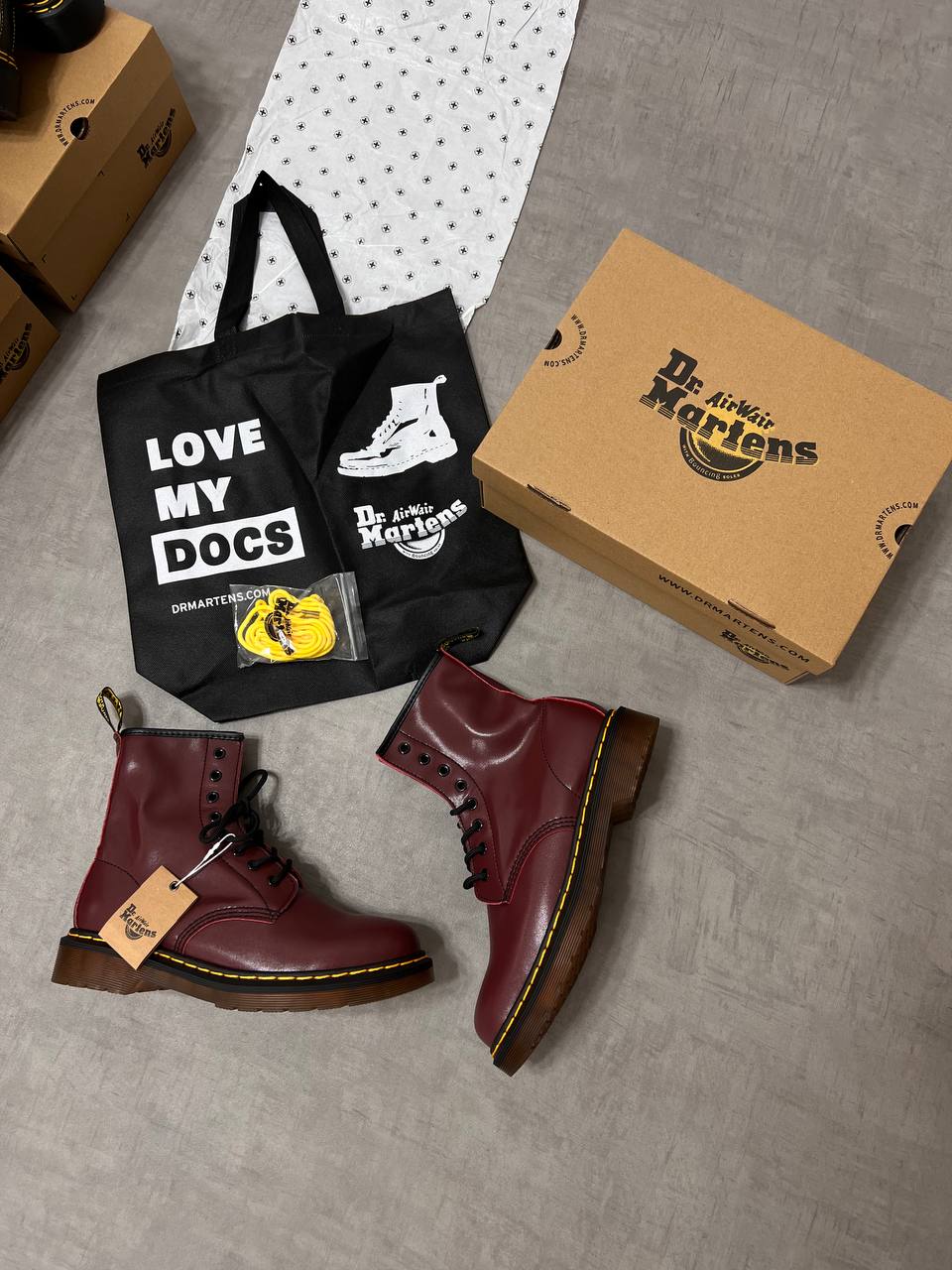 Dr. Martens 1460 Cherry Red Smooth Leather